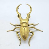 STAGBEETLE BRONZ GOLD COLOR - STATUES